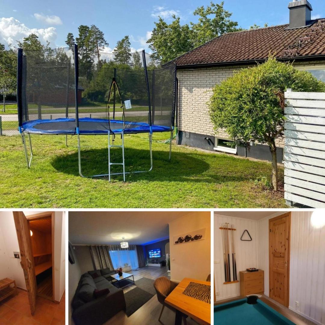 "Klippstigen" Villa For 10 Persons With Massage Chair, Sauna And Billiard Table Hultsfred Zewnętrze zdjęcie